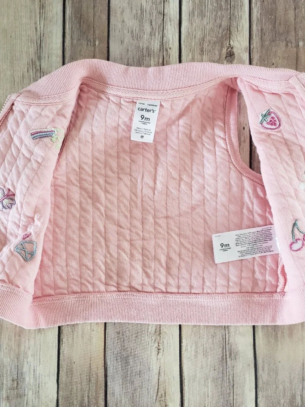 Carter's Baby Girl Vest Size 9M